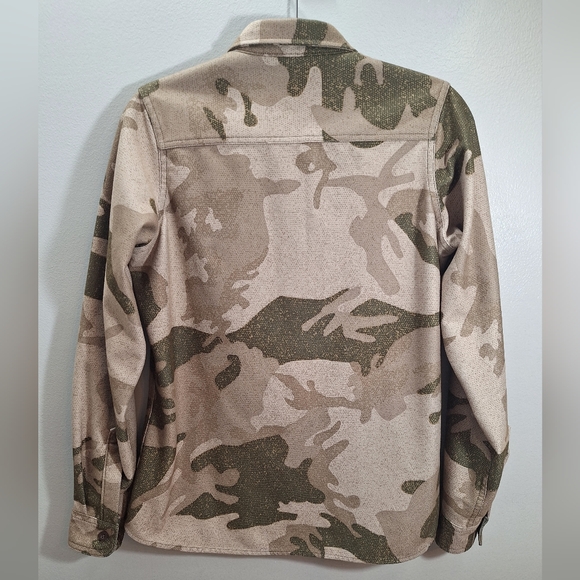 Cabela's Outdoor Gear Womens Medium Button Down Shirt Camo Hunting Military - Picture 6 of 15